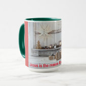 Mug Mon Jésus est la raison de la saison (Devant gauche)