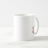 Mug Mon joueur de baseball préféré m'appelle cadeau Na (Devant droit)