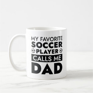 Mug Mon Joueur De Football Favori M'Appelle Papa