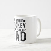 Mug Mon Joueur De Hockey Favori M'Appelle Papa (Devant droit)
