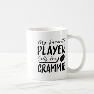 Mug Mon Joueur Favori M'appelle Grammie Joueuse de Hoc