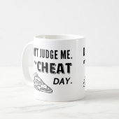 Mug Mon jour de fraude mangent l'humour de régime de (Devant gauche)