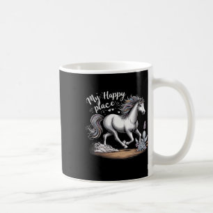 Mug Mon Joyeux Lieu Cheval Lover Cadeaux Équitation