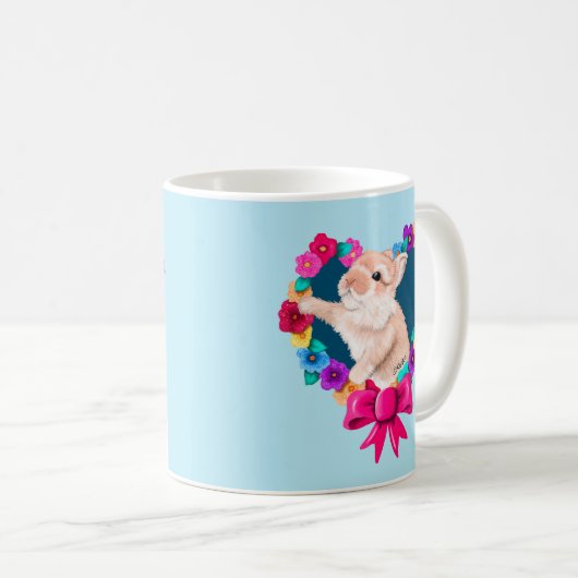 Mug Mon lapin Valentine (Devant droit)