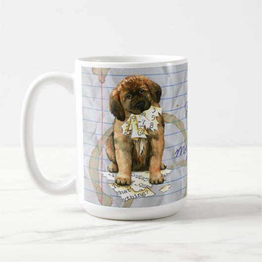 Mug Mon Leonberger a mangé mon plan de leçon (Gauche)