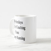 Mug Mon lundi est pour le fonctionnement de (Devant gauche)