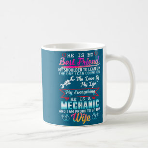 Mug Mon mari mécanicien je suis fière sa femme Design