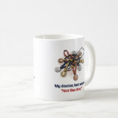Mug Mon médecin a dit plus d'exercice Drôle Runner (Devant droit)