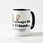 Mug Mon meilleur ami (Devant droit)