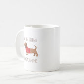 Mug Mon meilleur ami est Dachshund Wiener Dog Red Swea (Devant gauche)