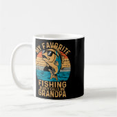 Mug Mon meilleur compagnon de pêche m'appelle Papy Drô (Gauche)