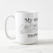 Mug Mon monde a besoin de plus de Pékinois (Gauche)