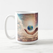 Mug Mon Monde Est Dans Les Mains De Jésus (Gauche)