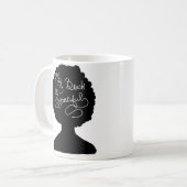 Mug Mon noir est beau (Devant gauche)