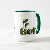 Mug Mon Nom Est Golf Et Mes Mates Sont Clubs, (Devant droit)
