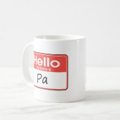 Mug Mon nom est PA (Devant gauche)