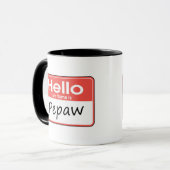 Mug Mon nom est Pepaw (Devant gauche)