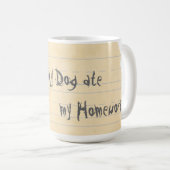 Mug Mon Norfolk Terrier A Mangé Mes Devoirs (Devant droit)