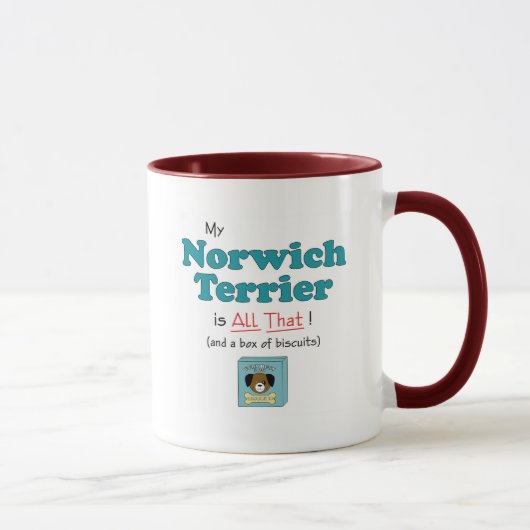 Mug Mon Norwich Terrier est tout cela ! (Droite)