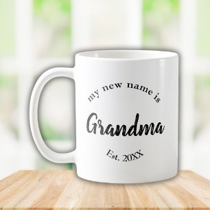 Mug Mon nouveau nom est grand-mère Est