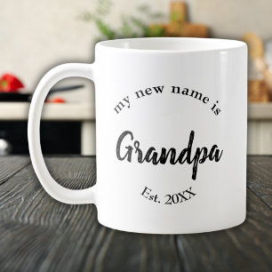 Mug Mon nouveau nom est Grand-père Est