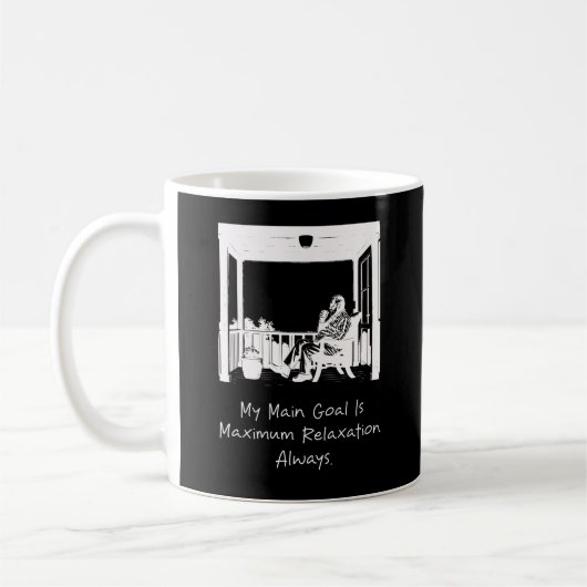 Mug Mon objectif principal est la relaxation maximale  (Gauche)