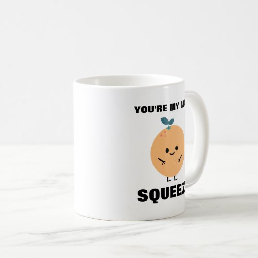 Mug Mon orange principal (Devant droit)