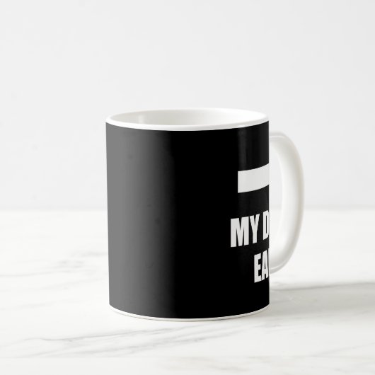 Mug Mon Oreille Gauche Sourde Oreille Est Sourde Sensi (Devant droit)
