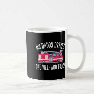 Mug Mon papa conduit le camion Wee-WOO Jolie fête des