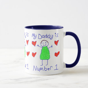 Mug Mon papa est le numéro 1