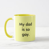 Mug Mon papa est si gai (Gauche)