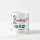 Mug Mon papa Mon héros Fête des pères militaire 2 Phot (Centre)