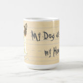 Mug Mon Papillon a mangé mes devoirs (Centre)