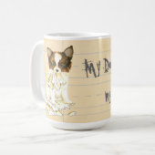 Mug Mon Papillon a mangé mes devoirs (Devant gauche)