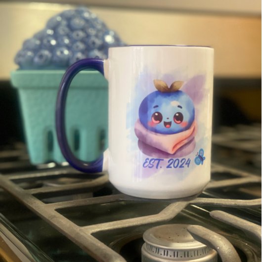 Mug Mon Patch Blueberry est en train de grandir Nouvel