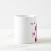 Mug Mon PATRON est numéro un Camo rose foncé nommé (Centre)