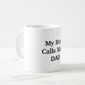 Mug Mon Patron M'Appelle Papa Fête des pères (Devant gauche)