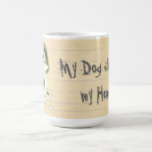 Mug Mon PBGV m'a mangé mes devoirs (Centre)