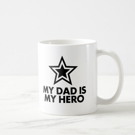 Mug Mon Père Est Mon Héros (Droite)
