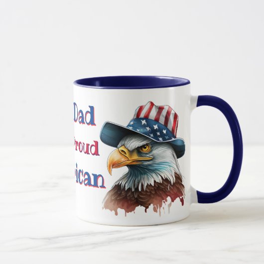 Mug Mon père est un Américain fier (Droite)