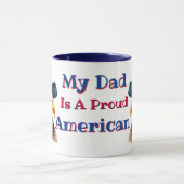 Mug Mon père est un Américain fier (Centre)