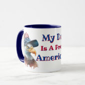 Mug Mon père est un Américain fier (Devant gauche)