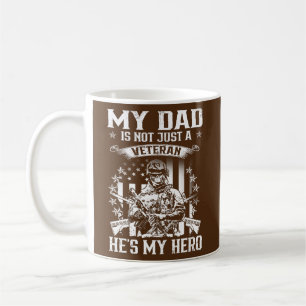 Mug Mon père vétéran mon héros Soutien aux vétérans dr