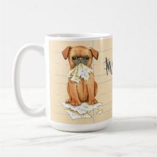 Mug Mon Petit Brabancon a mangé mes devoirs