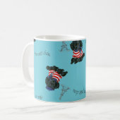 Mug Mon Petit Chou Chou Chou Chiot noir (Devant gauche)