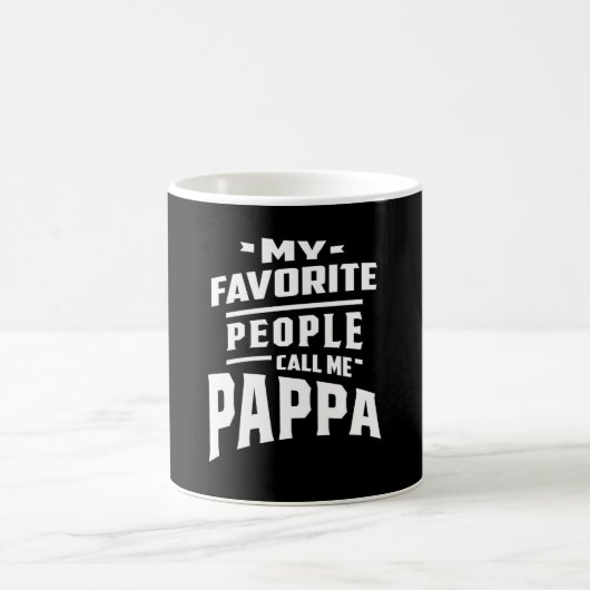 Mug Mon peuple favori m'appelle Pappa - Père grand-pèr (Centre)