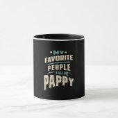 Mug Mon Peuple Préféré M'Appelle Pappy - Père Grand-Pè (Centre)