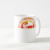 Mug Mon pianiste de plan de retraite Piano (Devant droit)
