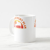 Mug Mon pianiste de plan de retraite Piano (Devant gauche)