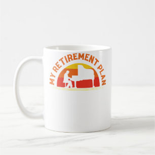 Mug Mon pianiste de plan de retraite Piano